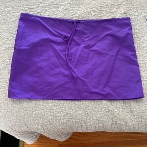 Coming of Age nylon mini skirt